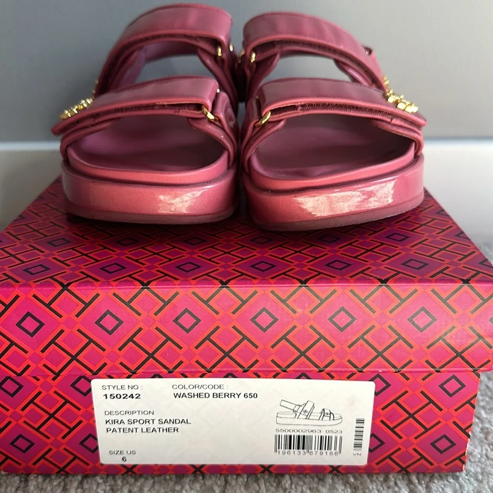Tory Burch Pink Sandals - Picture 9 of 11